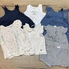 プティマイン、H&Mなど80サイズトップスセット