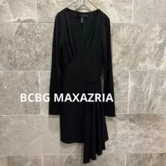BCBG MAXAZRIA カシュクール風 ドレス ワンピース ブラック XSのサムネイル