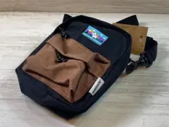 ムーミン クロスボディバッグ ブラック×ブラウン 新品未使用のサムネイル