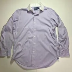 90s ラルフローレン クレリックシャツ ワイドカラー　41-84サイズ