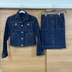 BUONA GIORNATA ネイビー デニム セットアップ S