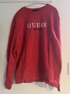 GUESS 赤 トレーナー