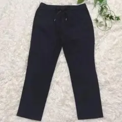 tk.TAKEO KIKUCHIイージーパンツ 黒 Lサイズ メンズテーパード