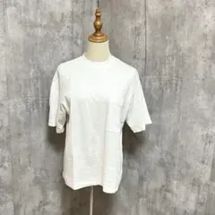 美品　無印良品　男女兼用　ユニセックス　ポケット付き　シンプル　無地　Tシャツ