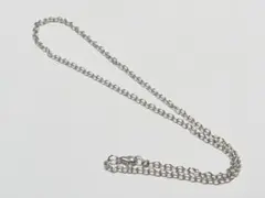 ネックレス　チェーン　シルバー色　約４７cm　太さ２．５ミリ　１８本セット