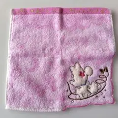 【未使用】ディズニー　ミニーちゃん　ミニハンカチ