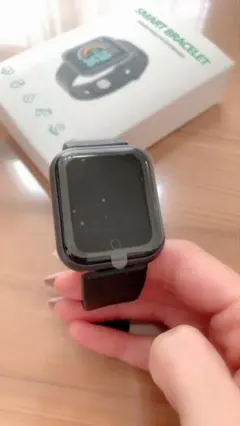 smartwatch　ブラック スマートウォッチ  人気 腕時計 プレゼント