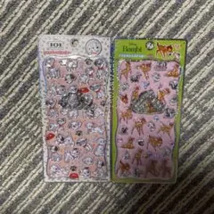 【正規品】プチドロップステッカー　ディズニー　101匹わんちゃん バンビ