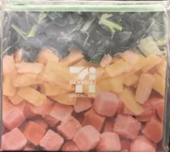 セブンイレブン ハッピーくじ G賞 スムージーフラットポーチ グリーン