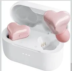 ♡新品♡ハート型ワイヤレスイヤホン　ピンク