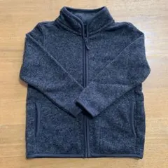 UNIQLO フリースジャケット 110cm ダークグレー