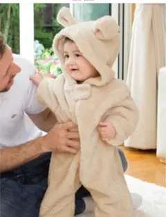 スウィートマミー オーガニックコットン ジャンプスーツ くま