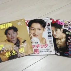 SnowMan 岩本照 表紙雑誌3冊セット mini /TVfan/TVガイド