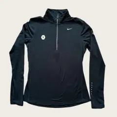 ナイキ DRI-FIT NIKE ランニングトップス S 黒 サンホール付き
