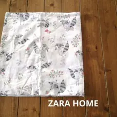ZARA HOME/アライグマ柄 クッションカバー約58cm×55cmのサムネイル