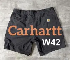【Carhartt】ワークハーフパンツ ショーツ チャコール 42インチのサムネイル