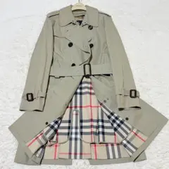 美品　バーバリーロンドン　トレンチ　メガチェック　ライナー　ベルト　L