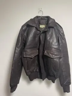 90s Golden Bear フライトジャケット 短丈レザーボンバー 40
