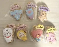 【最終お値下げ】BT21 BTS クッキー チャームコット 7個セット　新品