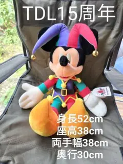 TDL15周年 ミッキーマウス ぬいぐるみ