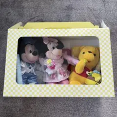 ディズニー　電報　結婚式　ミッキー ミニー　プー　ウェディング　ぬいぐるみ