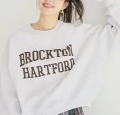 coca 裏起毛ロゴスウェットトレーナー　ライトグレー　L 新品