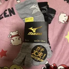 MIZUNO5本指靴下24-26cm3足組のサムネイル