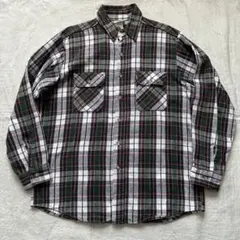 90s USA製 FIVE BROTHER チェック ネルシャツ L