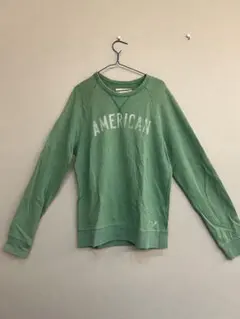T*M様 AMERICAN EAGLE OUTFITTERS グリーン トレーナのサムネイル