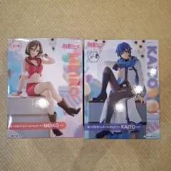 新品未開封ぬーストMEIKO,KAITOプライズフィギュア２体まとめ売り