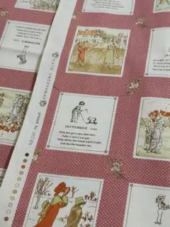 ケイト・グリーナウェイ　KATE GREENAWAY　ルシアン　生地　1m