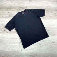 nano universe ナノユニバース　濃紺　サマーニット　Tシャツ　L