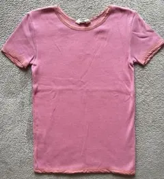 AURALEE Ronherman 別注 Tシャツ ピンク　サイズ1