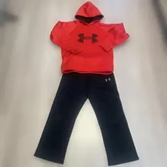Under Armour 赤 フード付きジャージ セット