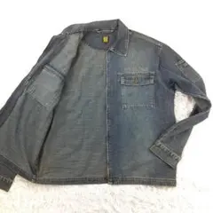 美品◎Dickies ディッキーズ デニムジャケット Gジャン ブランドロゴ刺繍のサムネイル