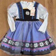 新品　アナ雪　エルサ　なりきり　ワンピース　90㎝　リトシー　アナと雪の女王