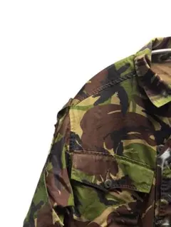 473 迷彩 ミリタリージャケット 長袖 4ポケット　ユーロ古着　イギリス