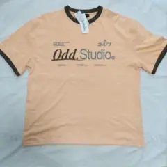 新品　Odd.Studio　半袖　Tシャツ　2サイズ　オレンジ　オッドスタジオ