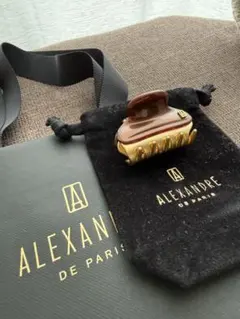 ALEXANDRE DE PARIS ボルドー ヘアクリップ Мサイズ - メルカリ
