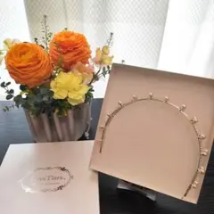 【訳あり美品】Love Tiara パールティアラ