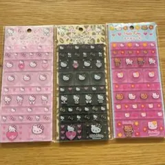 ハローキティ　タイルシール　3枚セット　　ボンボン