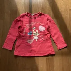 子供服　女の子　サンカンシオン　3can4on 長袖　カットソー 120cm