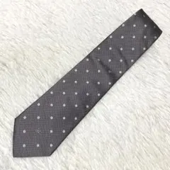 新品級✨バーバリーブラックレーベル　ホースロゴ　ドット柄　シルバーグレー　結婚式