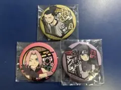 NARUTO 和紙缶バッジ イタチ サクラ シカマル