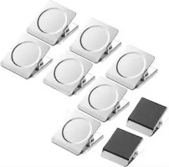 マグネットクリップ 冷蔵庫マグネット ホワイトボード用 7個セット