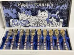 希少】マンハッタナーズ × MIKASA ペアマグカップ 猫柄 久下貴史