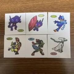 ポケモンパン　シール　ポケモン　ルカリオ　メガルカリオ　ロイ　ヤミラミ