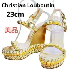 クリスチャンルブタン　カタクロウ　ゴールド　スタッズ　エスパドリーユ　サンダル