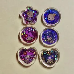 おはじきシール　サンリオ　日焼け　お裾分け　マイメロ　クロミ　ポチャッコ