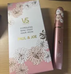 PAUL & JOE コードレスミニストレートヘアアイロン